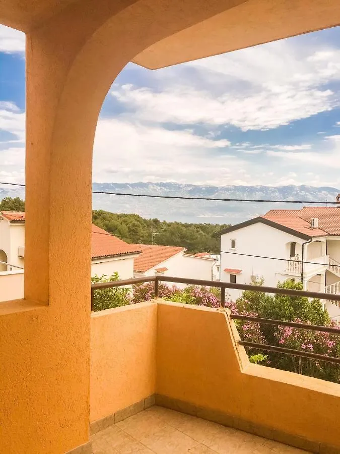 Apartment In Lopar With Sea View, Balcony, Air Conditioning, Wi-Fi